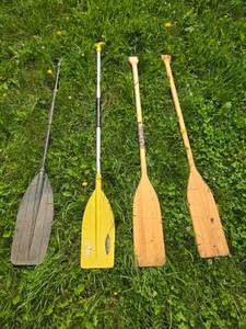 lot 30 image: Set of Canoe Paddles from Shoreline Marine, Seasense, and Caviness