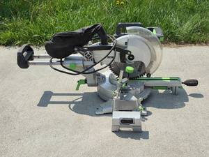 lot 46 image: Genesis 10 Sliding Compound Miter Saw GMSDR1015LC