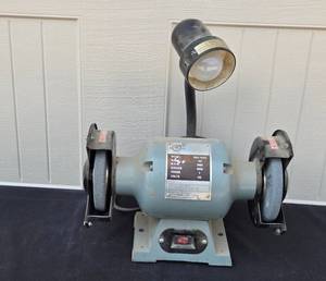 lot 69 image: 6 Bench Grinder SBG-150TL with Attached Lamp
