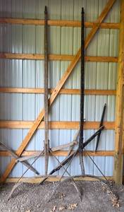 lot 96 image: Lot of Vintage Horse-Drawn Cultivator Plows