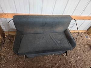 lot 134 image: Used Vintage Carriage Seat with Metal Frame