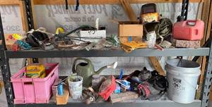 lot 154 image: Assorted Garage Tools and Accessories Collection