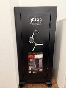 lot 238 image: Sports Afield 30 Gun Fire Safe with Electronic Lock