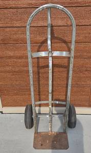 lot 258 image: Used Heavy-Duty Hand Truck CartDolly with Two Pneumatic Wheels