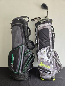 lot 281 image: Set of 2 Golf Bags with Clubs - Top Flite Gamer X and Srixon
