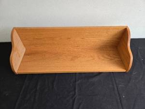 lot 311 image: Wooden Wall Shelf Display Unit