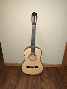 lot 339 image: Classical Acoustic Guitar with Natural Finish
