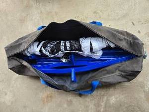 lot 410 image: RiverStyks Portable Pickleball Net in Carry Bag