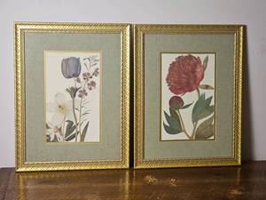 lot 41A image: Muted Contemporary Floral Still Life Prints