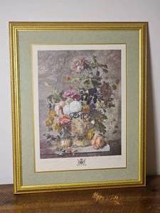 lot 103 image: A Flower Piece  Jan van Huysum Print