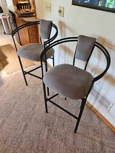 Funky Post-Modern Minson Bar Stools