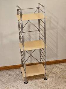 lot 24 image: Modern Contemporary Scaffolding Curio Shelf