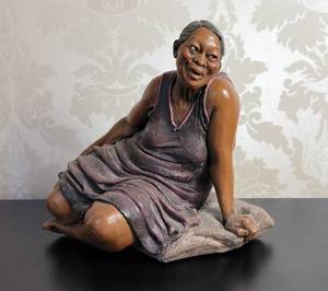 Buonaiuto Pottery Lucy Resin Sculpture ~ LE, signed and numbered