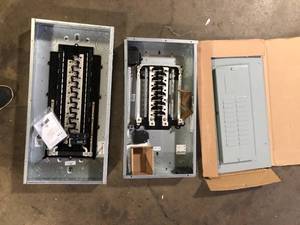 lot 23 image: Lot of Assorted Breaker Box Electrical Items Various Models and Conditions  Customer Returns See Pictures