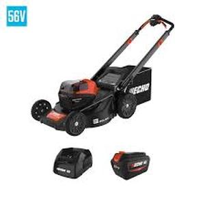 ECHO 56V 21 in. Cordless Battery Walk Behind Self-Propelled Lawn Mower with 5.0Ah Battery and Charger   Customer Returns See Pictures