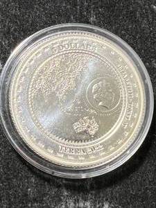 lot 17 image: 1 TROY OZ .999 FINE SILVER 2022 TERRA ROUND IN AIRTITE