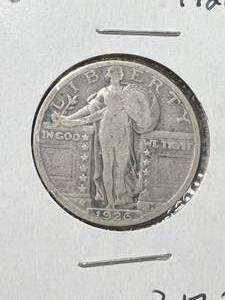 lot 60 image: 1926 US STANDING LIBERTY QUARTER