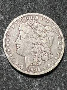 lot 66 image: 1902 US MORGAN SILVER DOLLAR