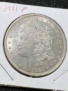lot 89 image: 1921 US MORGAN SILVER DOLLAR