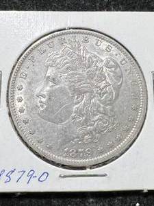 lot 91 image: 1879-O US MORGAN SILVER DOLLAR