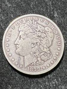 lot 95 image: 1878 US MORGAN SILVER DOLLAR