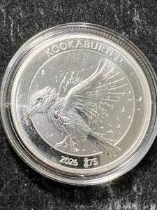 lot 96 image: 1 TROY OZ .999 FINE SILVER ZOMBUCKS ROUND IN AIRTITE