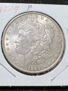 lot 101 image: 1889 US MORGAN SILVER DOLLAR