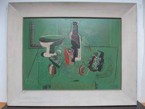 lot 6 image: Framed Original 1940s PICASSO Screen Print from MOMA Museum in New York
