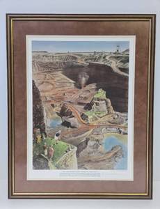 lot 143 image: Framed Signed Numbered Loyal Chapman Golf Print