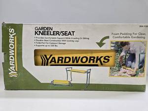 lot 150 image: New in Box YARDWORKS Garden Kneeler Seat