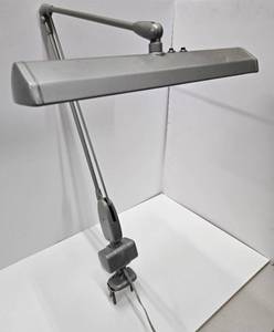 lot 236 image: Mid Century Industrial DAZOR Floating Arm Work Lamp