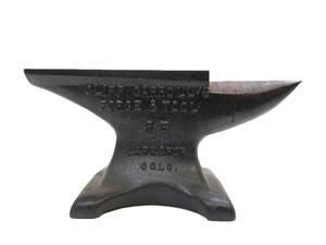 Excellent Condition CLIFF CARROL'S Forge &amp; Tool 35lb Anvil