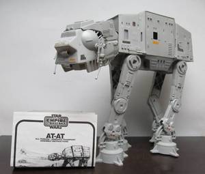 lot 67 image: LARGE Original Vintage Kenner STAR WARS AT-AT wManual