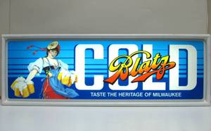 lot 87 image: Working Vintage BLATZ Lighted Advertising Beer Sign