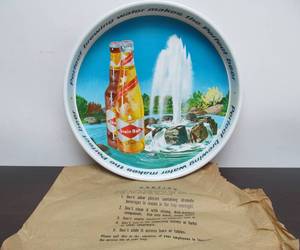 lot 118 image: MINT Condition NOS Vintage GRAIN BELT Advertising Beer Tray