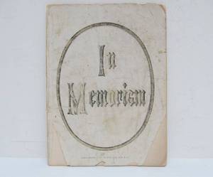 lot 126 image: Original 1865 Abraham Lincoln In Memoriam Memorial Booklet