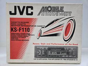lot 292 image: Mint in Box Vintage JVC Car Cassette Receiver Model KS-F110 wBox