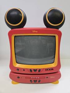 lot 294 image: Great Condition DISNEY Mickey Mouse CRT TV wDVD Player - DT1350-C