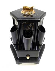 lot 298 image: Awesome Vintage 1960s Swiss Harmony Musical Table Lighter