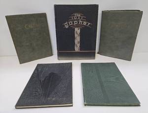 lot 393 image: Group of 1920s & Early 30s Yearbooks - Cretin & University of Minnesota