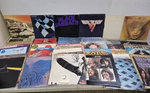 lot 382 image: Nice Estate Lot of Mostly Rock & Roll Vinyl Records #2