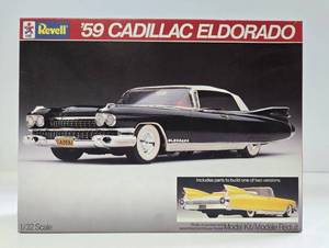 lot 312 image: New Unbuilt Revell Model Kit - 59 Cadillac Eldorado
