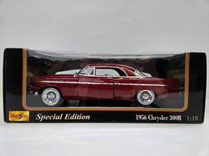 lot 335 image: Mint in Box Diecast Metal 1956 Chrysler 300B - Red