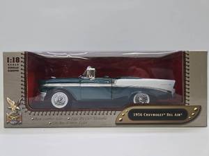 lot 339 image: Mint in Box Diecast Metal 1956 Chevy Bel Air