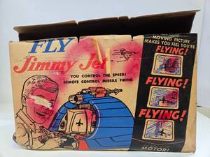 lot 353 image: Awesome LARGE Vintage 1960s era JIMMY JET Deluxe Fighter Pilot Toy
