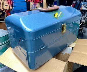 lot 348 image: Excellent Large Vintage MY Buddy Tacklemaster Fishing Tackle Box