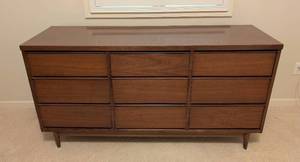 Mid Century Walnut Dresser