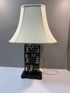 lot 17 image: Black Abacus Lamp