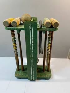 lot 35 image: Vintage Croquet Set