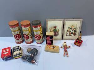 lot 64 image: Mid-Century Vintage Makit Toys and more